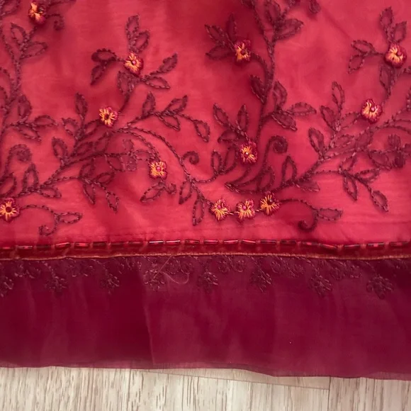 Laundry By Shelli Segal Red Floral Mini Dress - Picture 3 of 5